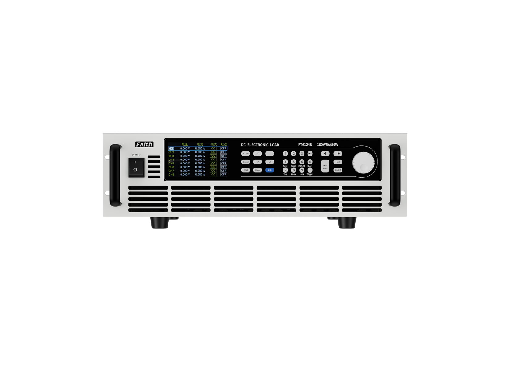 FT6100系列多通道電子負載陣列(500V/48CH)
